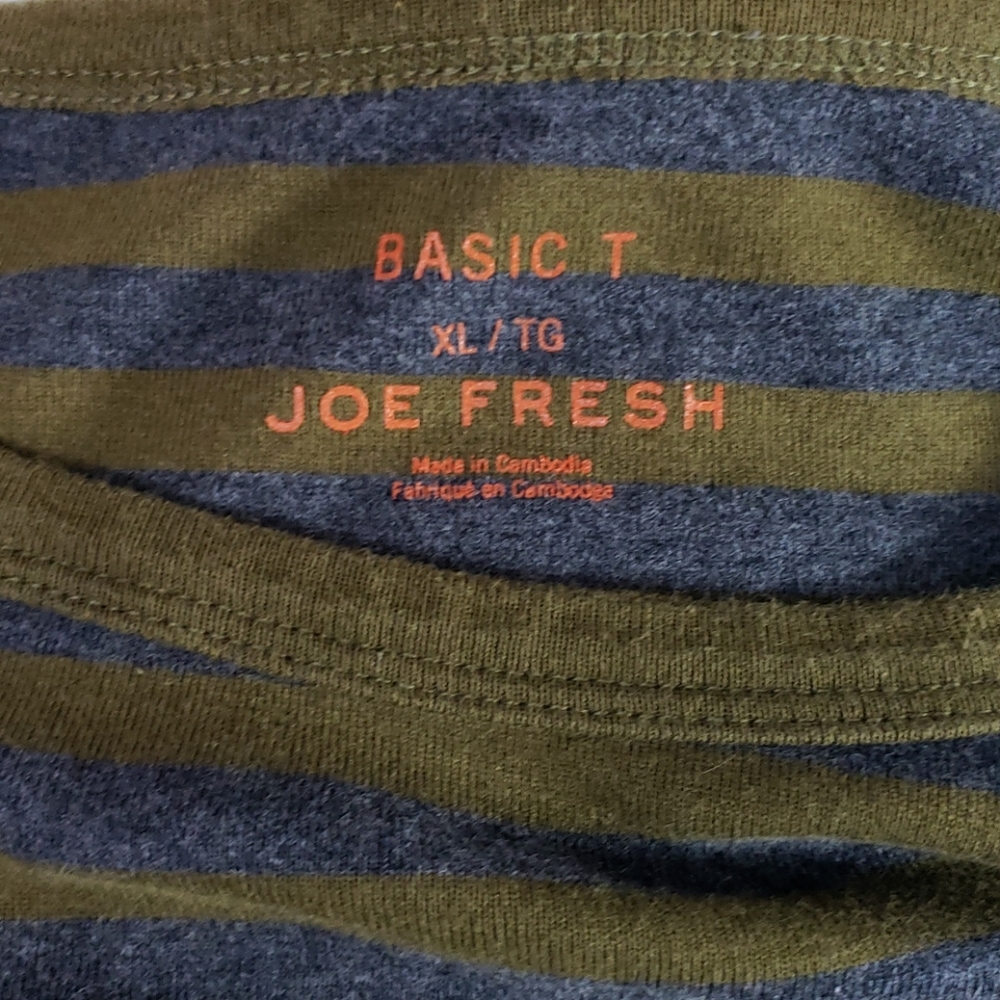 Joe Fresh Striped Basic T-Shirt - Picture 7 of 7